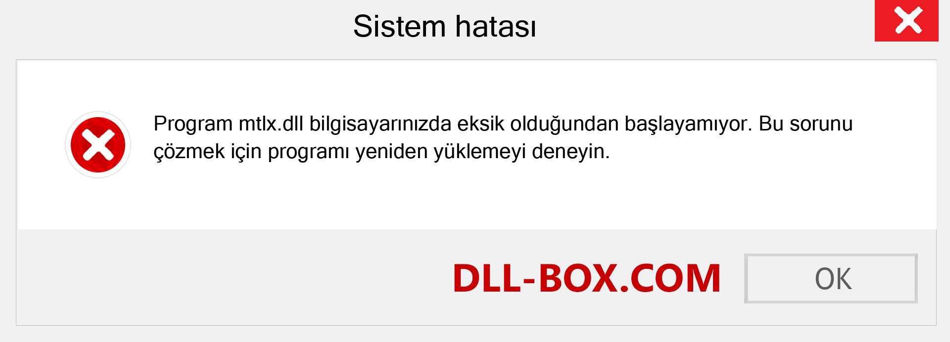 mtlx.dll dosyası eksik mi? Windows 7, 8, 10 için İndirin - Windows'ta mtlx dll Eksik Hatasını Düzeltin, fotoğraflar, resimler